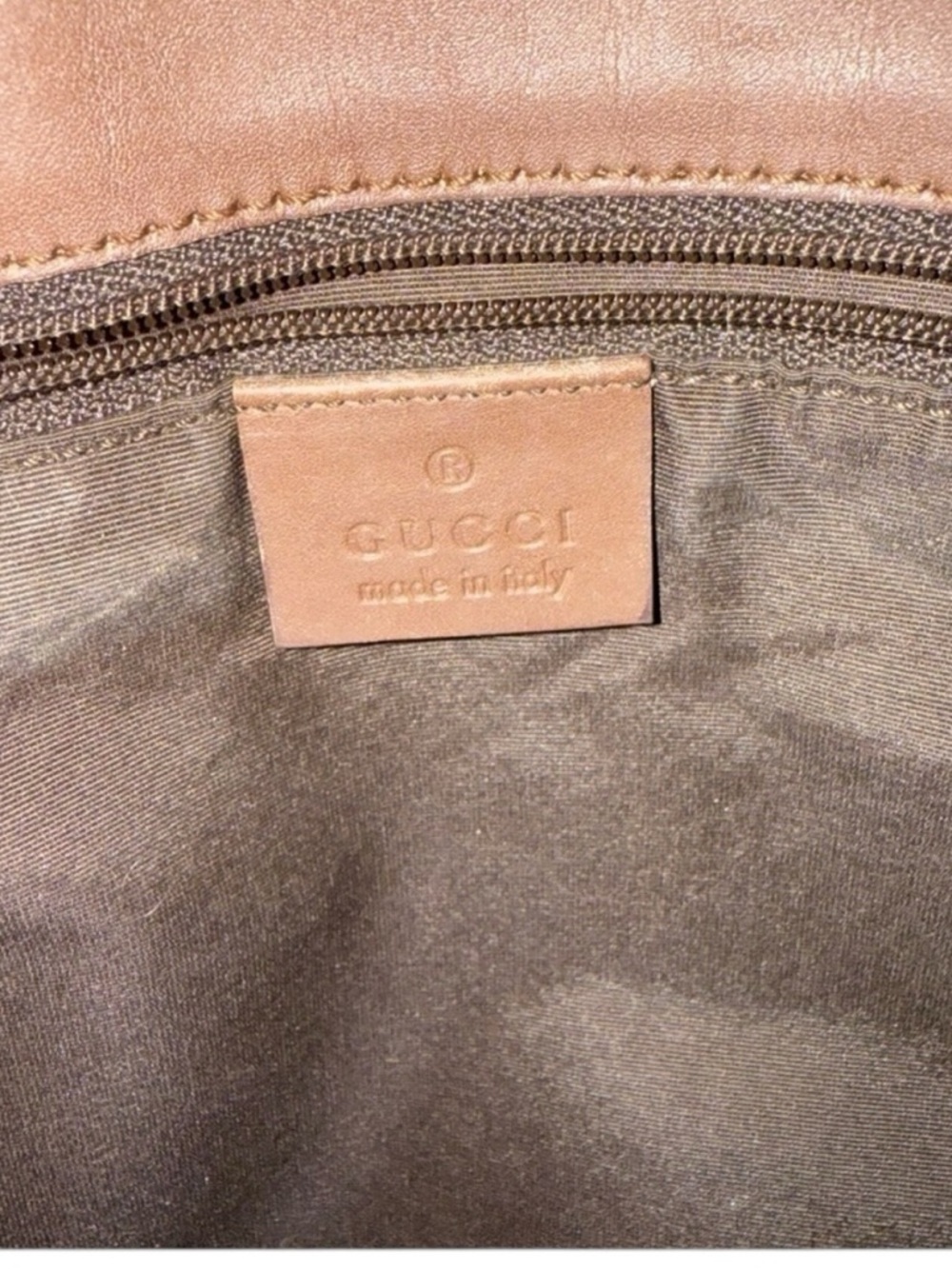 Authentic Vintage Gucci Brown Tote - Picture 6 of 11